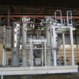 Process skid with Plate Heat Exchanger